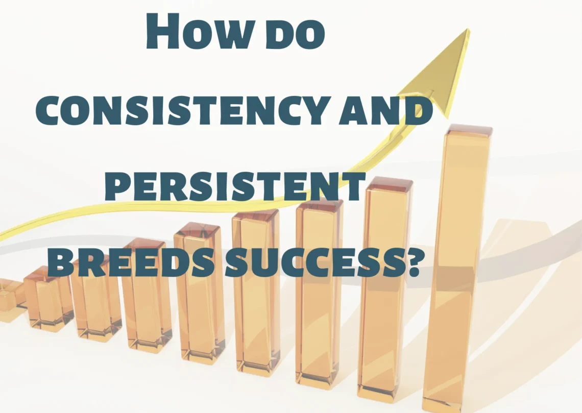 How do consistency and persistence breed success?