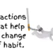 12 actions that help to change of habit.